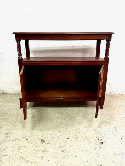 Credenza coloniale in Mogano e Teak
