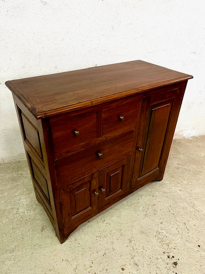 Mobile cassettiera coloniale in Teak
