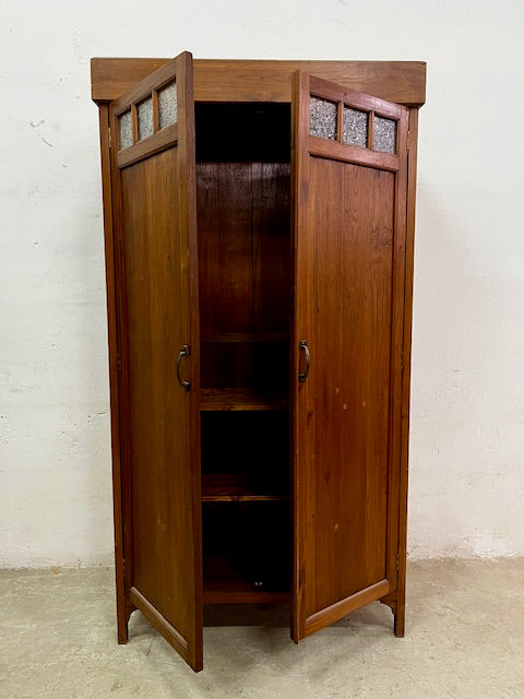 Armadio coloniale in legno massiccio di teak