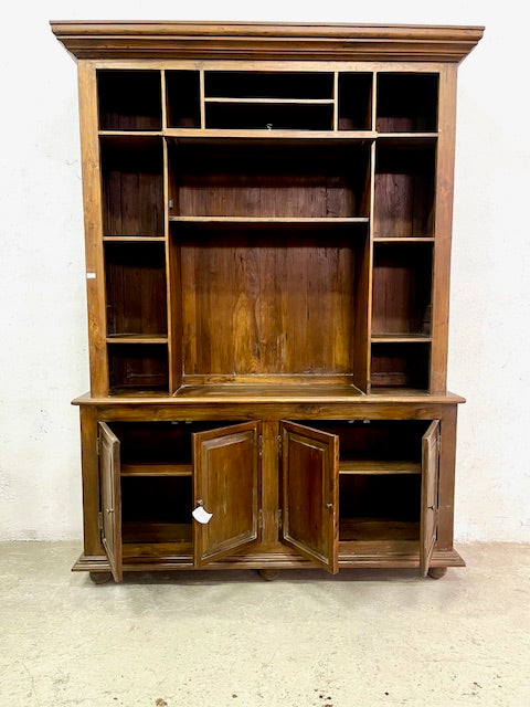 Mobile libreria vetrina in legno di teak