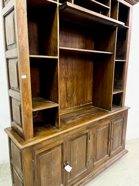 Mobile libreria vetrina in legno di teak