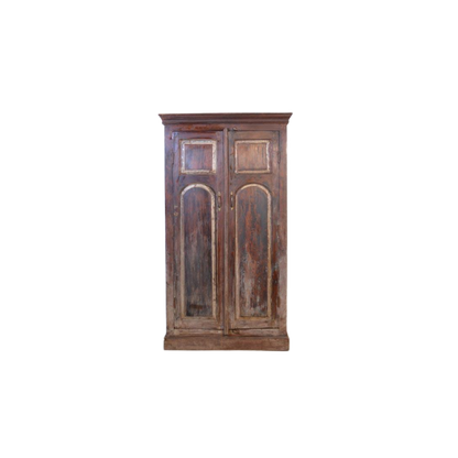 Armadio india epoca vintage coloniale in mogano 2 ante