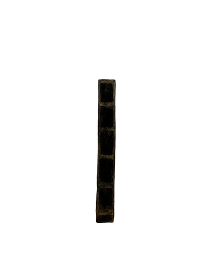 Scaletta nepalese originale in legno massiccio scavato