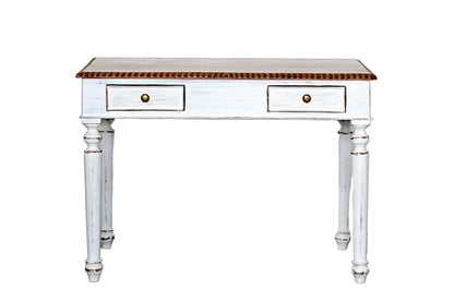 Scrittoio in Teak Epoca Coloniale frontale