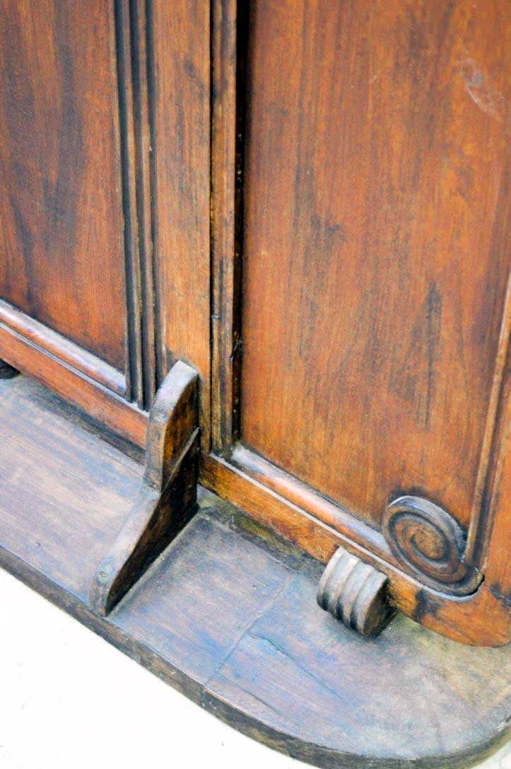 Separe paravento antico liberty coloniale india in teak