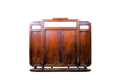 Separe paravento antico liberty coloniale india in teak