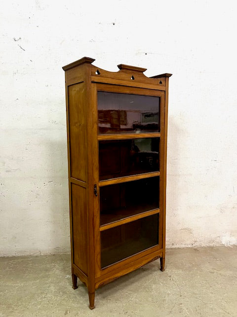 vetrinetta-coloniale-teak-laterale fianco 