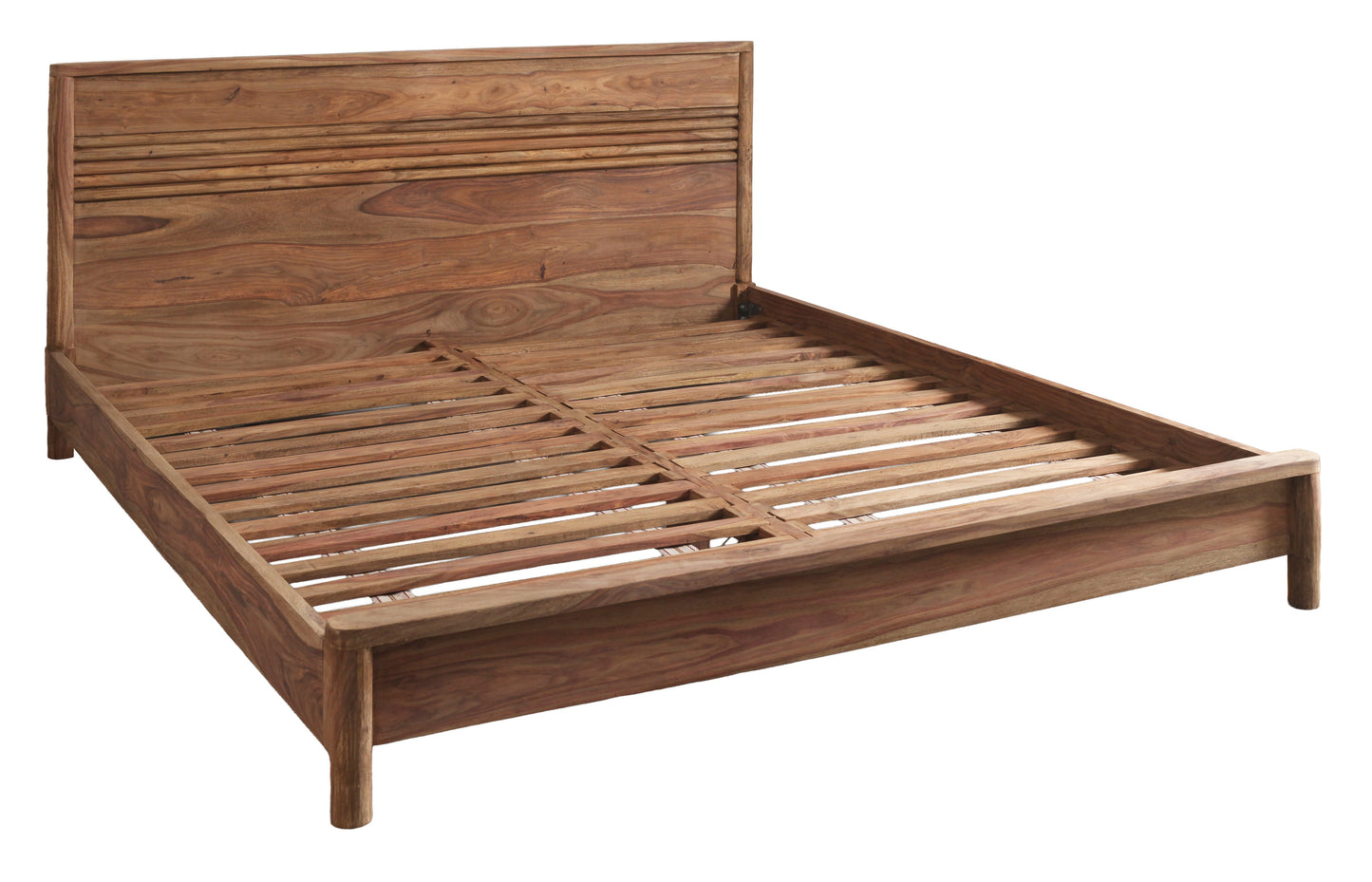 Letto Matrimoniale Etnico in Legno Massiccio Sheesham
