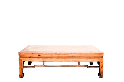 Tavolo indiano da tè basso in legno massello di Acacia