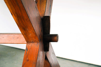 Tavolo Pranzo Gamba a X in legno massiccio da 240
