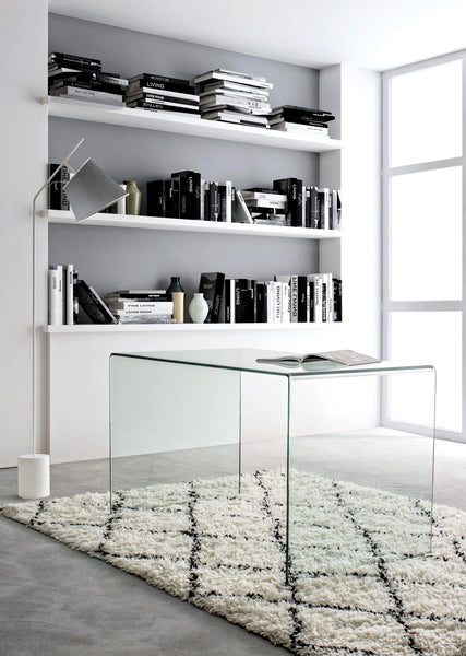 Tappeto bianco e nero in lana  - SCONTO 20% - SPEDIZIONE GRATUITA - lapagoda.net