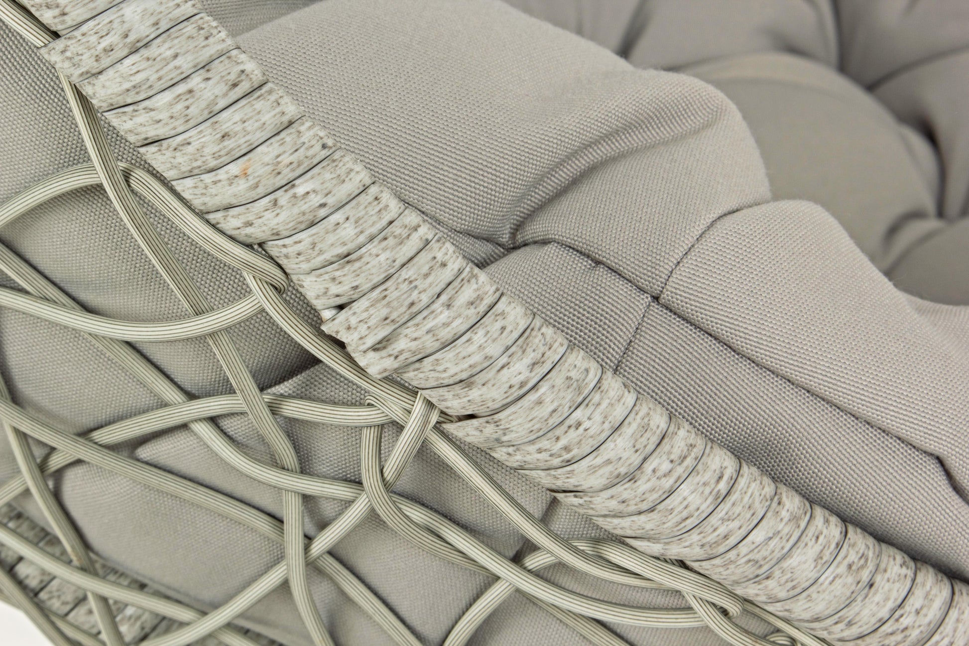 Poltrona sospesa round outdoor con cuscini - Grigio - SPEDIZIONE GRATUITA - lapagoda.net