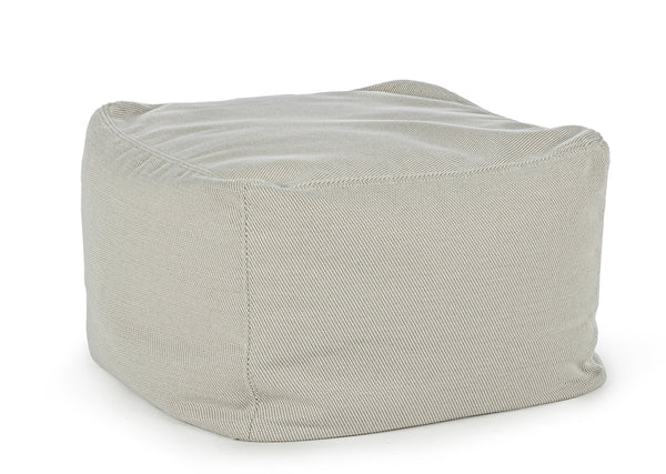 Pouf 50x50 in tessuto sfoderabile per esterni - 4 colori disponibili -lapagoda.net