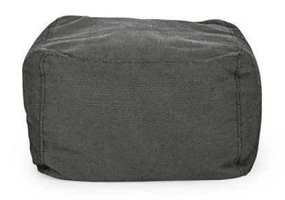 Pouf 50x50 in tessuto sfoderabile per esterni - 4 colori disponibili Grigio antracite -lapagoda.net