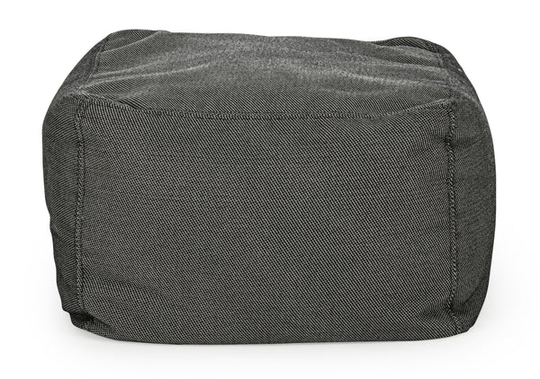 Pouf 50x50 in tessuto sfoderabile per esterni - 4 colori disponibili Grigio antracite -lapagoda.net