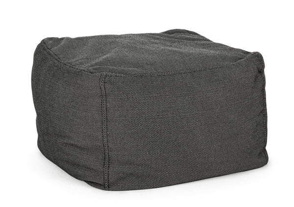 Pouf 50x50 in tessuto sfoderabile per esterni - 4 colori disponibili GRIGIO ANTRACITE-lapagoda.net