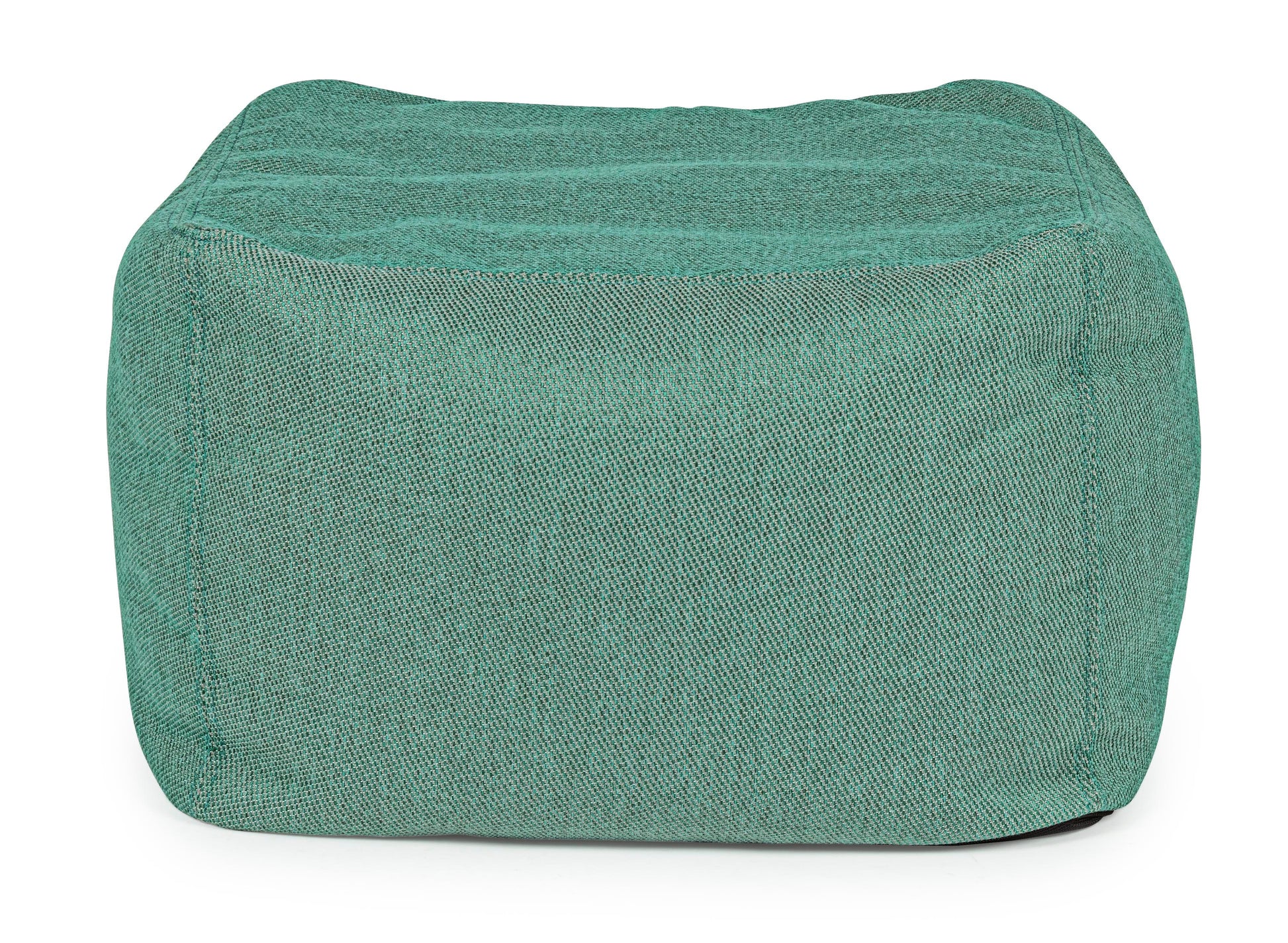 Pouf 50x50 in tessuto sfoderabile per esterni - 4 colori disponibili VERDE GIADA -lapagoda.net