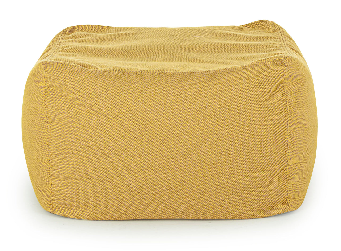 Pouf 50x50 in tessuto sfoderabile per esterni - 4 colori disponibili, GIALLO CEDRO-lapagoda.net