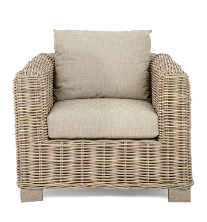 Poltrona in rattan e legno di mango con cuscini sfoderabili - SPEDIZIONE GRATUITA - lapagoda.net