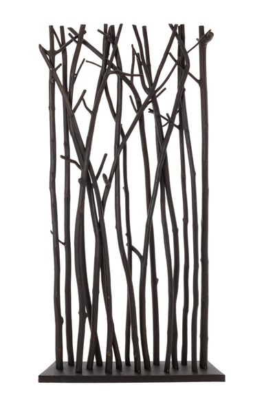 Paravento separè in legno massello nero o naturale SCONTO 20% - lapagoda.net