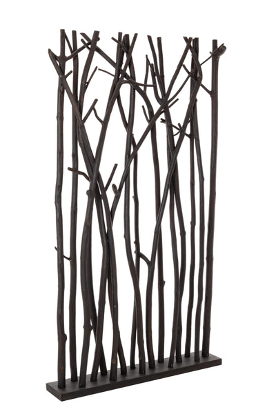 Paravento separè in legno massello nero o naturale SCONTO 20% - lapagoda.net