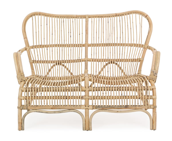 Divano 2 posti in rattan classico SCONTO 20% - lapagoda.net