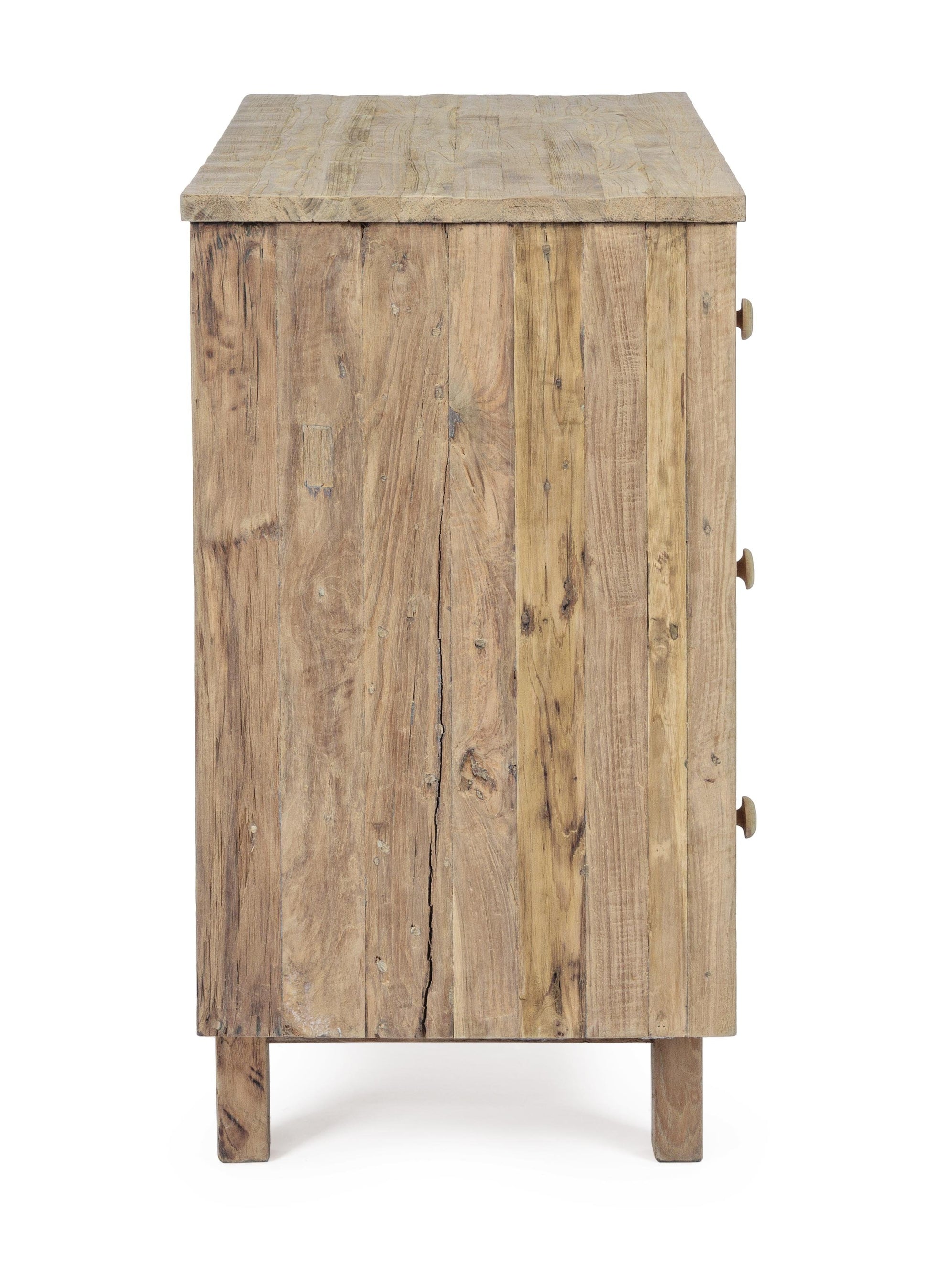 CASSETTIERA 3C in LEGNO MASSELLO di TEAK RICICLATO sconto 20%