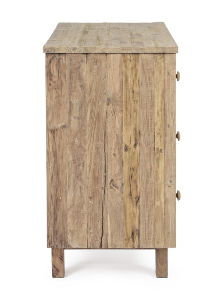 CASSETTIERA 3C in LEGNO MASSELLO di TEAK RICICLATO sconto 20%