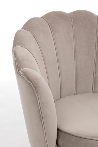 Poltrona vintage velluto blu pavone SCONTO 10% - lapagoda.net