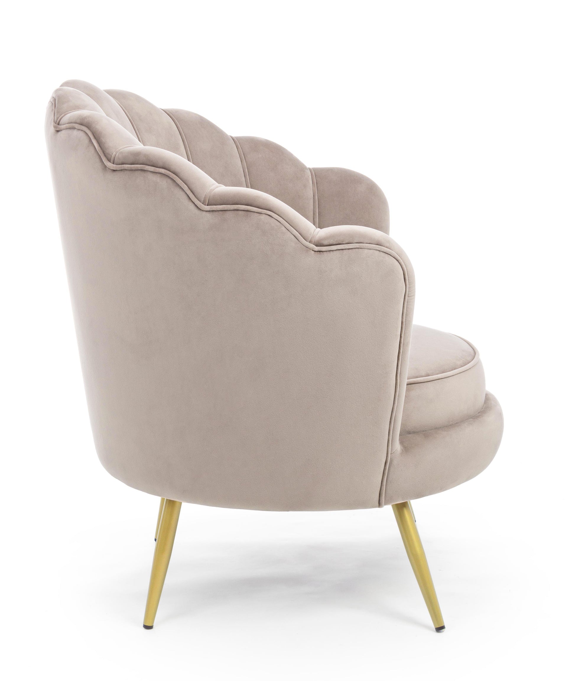 Poltrona vintage velluto blu pavone SCONTO 10% - lapagoda.net