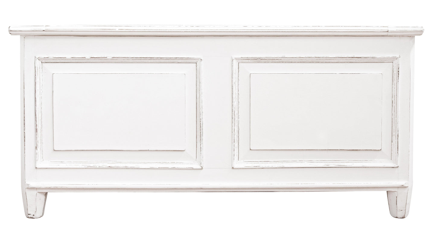 Cassapanca shabby chic in legno massiccio sconto 20%