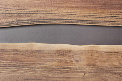 Credenza industrial in legno massello 4 ante quadrate con inserti in metallo ripiani interni SPEDIZIONE GRATUITA-lapagoda.net
