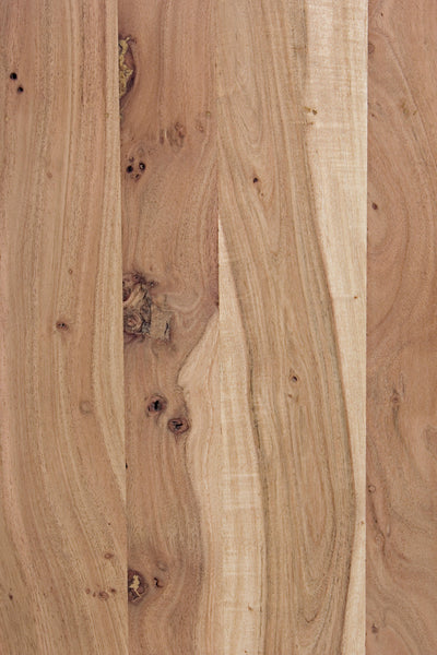 Credenza 2 ante 3 cassetti in legno massello grezzo d'acacia effetto legno vivo - lapagoda.net