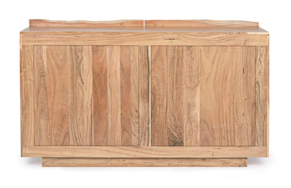 Cassettiera artigianale 6 cassetti in legno massiccio naturale effetto vivo - lapagoda.net