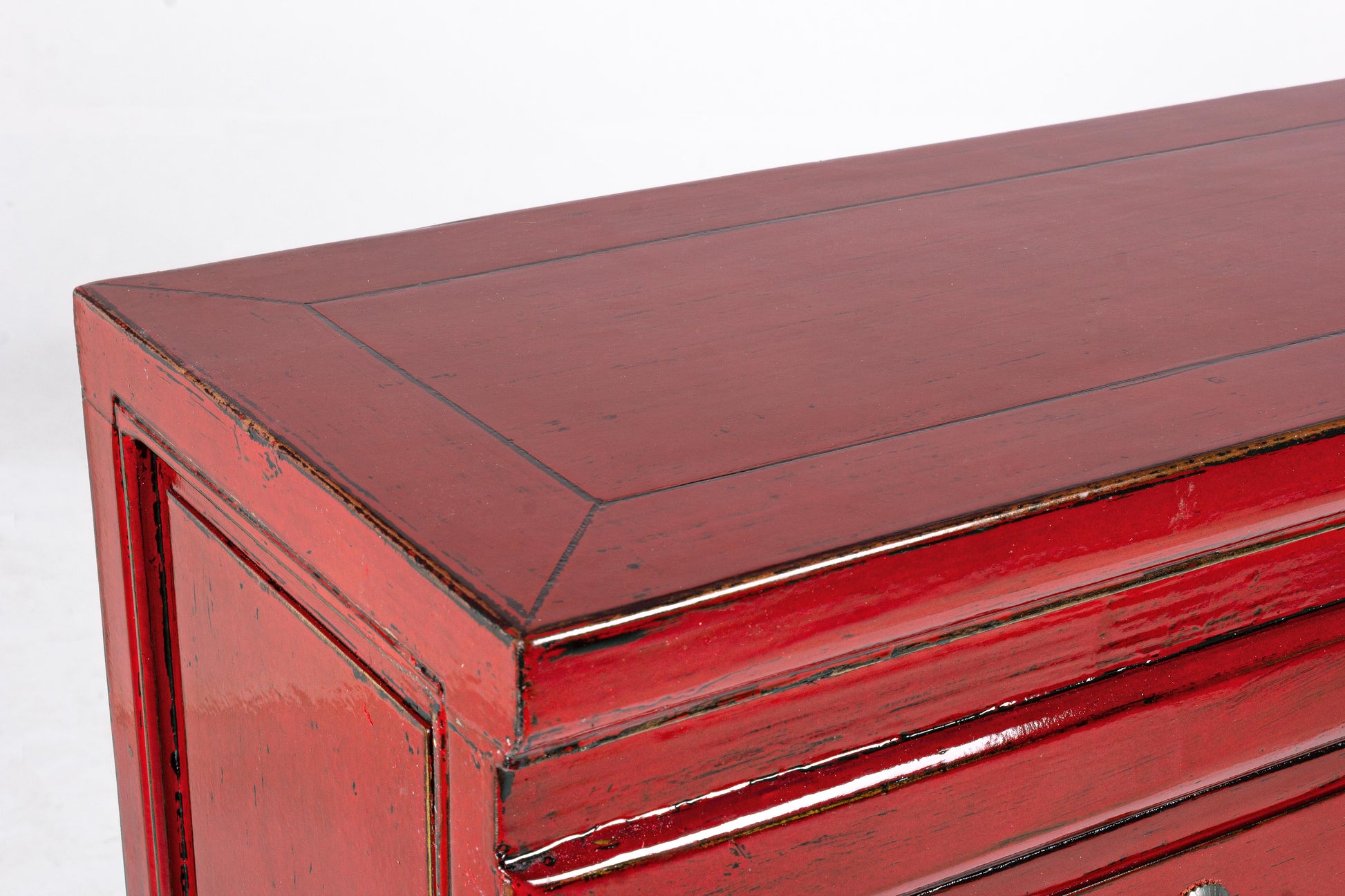 Consolle cina laccata rossa 3 cassetti SCONTO 20% - lapagoda.net