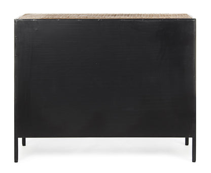 Credenza industrial in ferro e lamiera traforata 2 ante SCONTO 20% spedizione gratuita - lapagoda.net