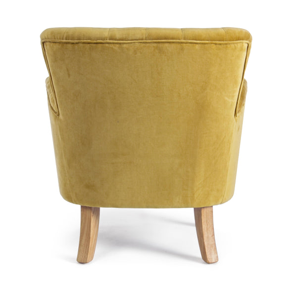 Poltrona vintage velluto colori senape, grigio e verde gambe in legno 2 posti - SCONTO 20% - lapagoda.net