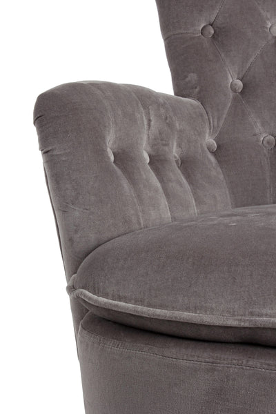 Poltrona vintage velluto colori senape, grigio e verde gambe in legno 2 posti - SCONTO 20% - lapagoda.net
