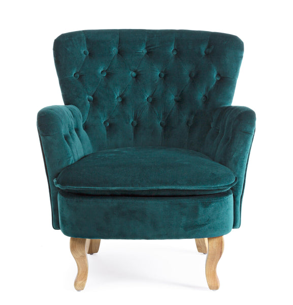 Poltrona vintage velluto colori senape, grigio e verde gambe in legno 2 posti - SCONTO 20% - lapagoda.net