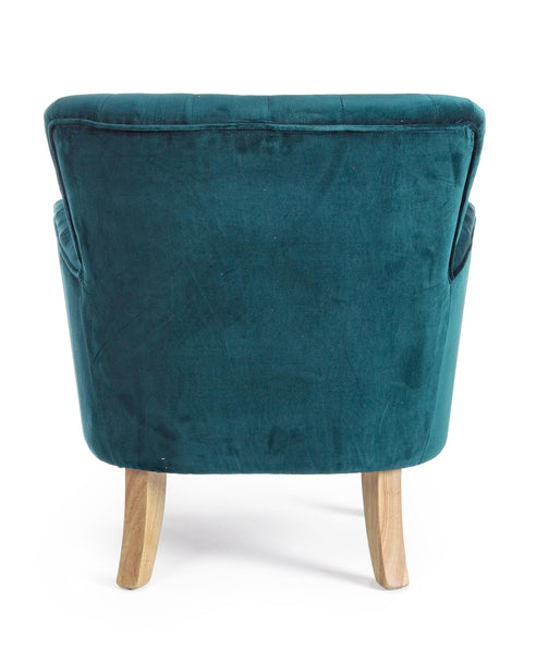 Poltrona vintage velluto colori senape, grigio e verde gambe in legno 2 posti - SCONTO 20% - lapagoda.net