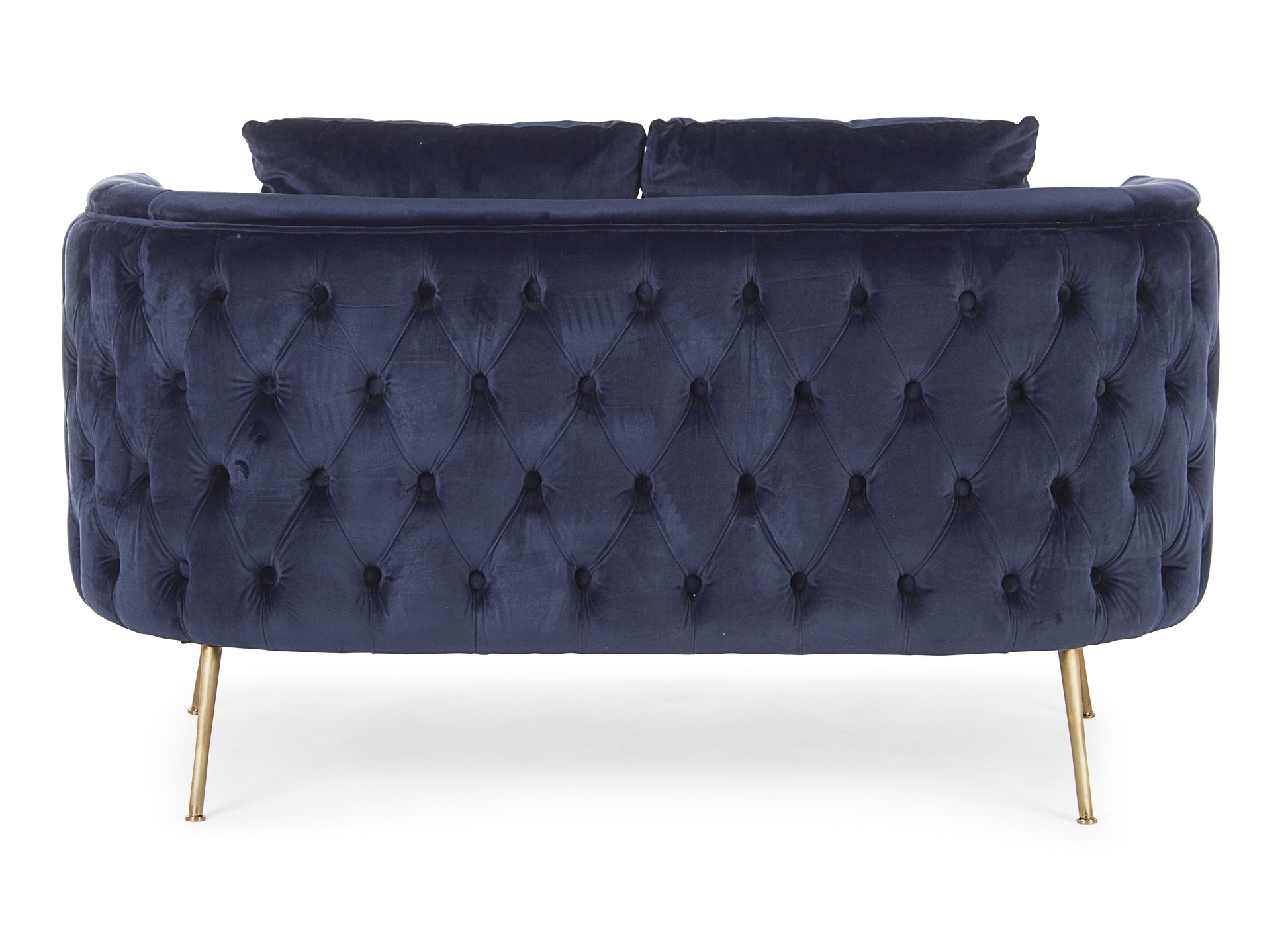 Divano 2 posti vintage velluto blu SCONTO 20% - lapagoda.net