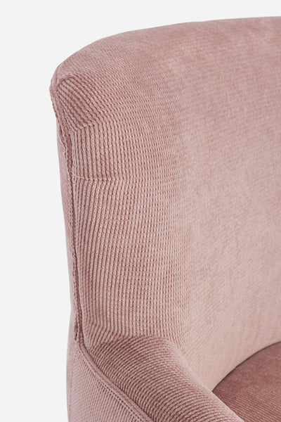 Poltrona vintage velluto colori ocra, grigio, rosa e tortora gambe in legno 2 posti - SCONTO 20% - lapagoda.net