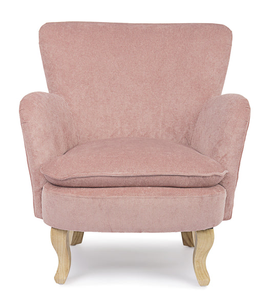 Poltrona vintage velluto colori ocra, grigio, rosa e tortora gambe in legno 2 posti - SCONTO 20% - lapagoda.net