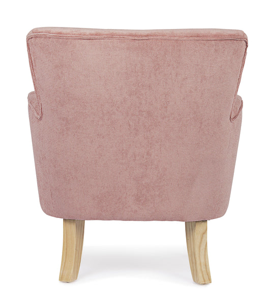 Poltrona vintage velluto colori ocra, grigio, rosa e tortora gambe in legno 2 posti - SCONTO 20% - lapagoda.net