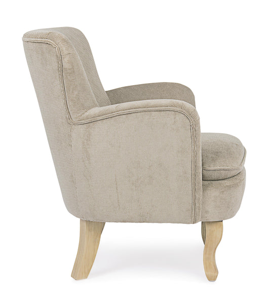 Poltrona vintage velluto colori ocra, grigio, rosa e tortora gambe in legno 2 posti - SCONTO 20% - lapagoda.net