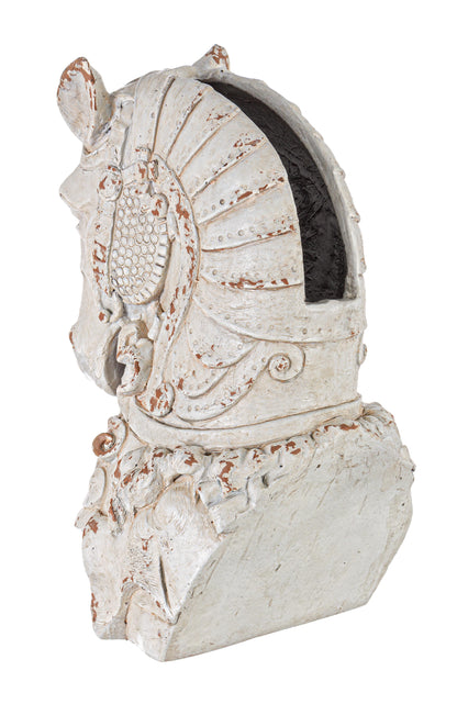 VASO TESTA BUDDHA, GANESHA, CAVALLO  in pietra - lapagoda.net