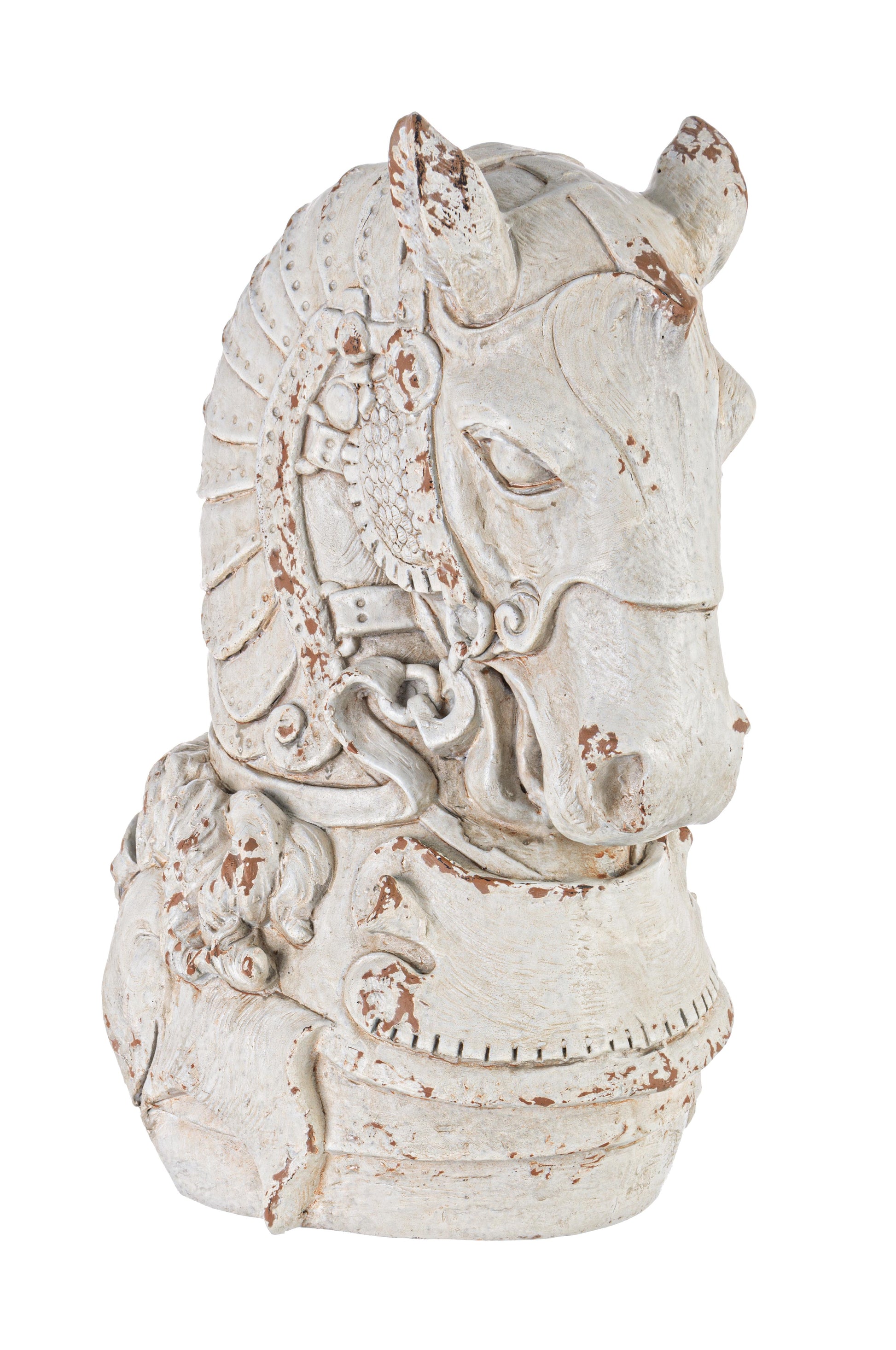 VASO TESTA BUDDHA, GANESHA, CAVALLO  in pietra - lapagoda.net