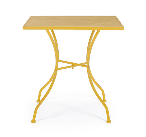 Tavolo rotondo 70x70 per esterno in acciaio verniciato - 5 colori disponibili, OCRA - SPEDIZIONE GRATUITA -lapagoda.net