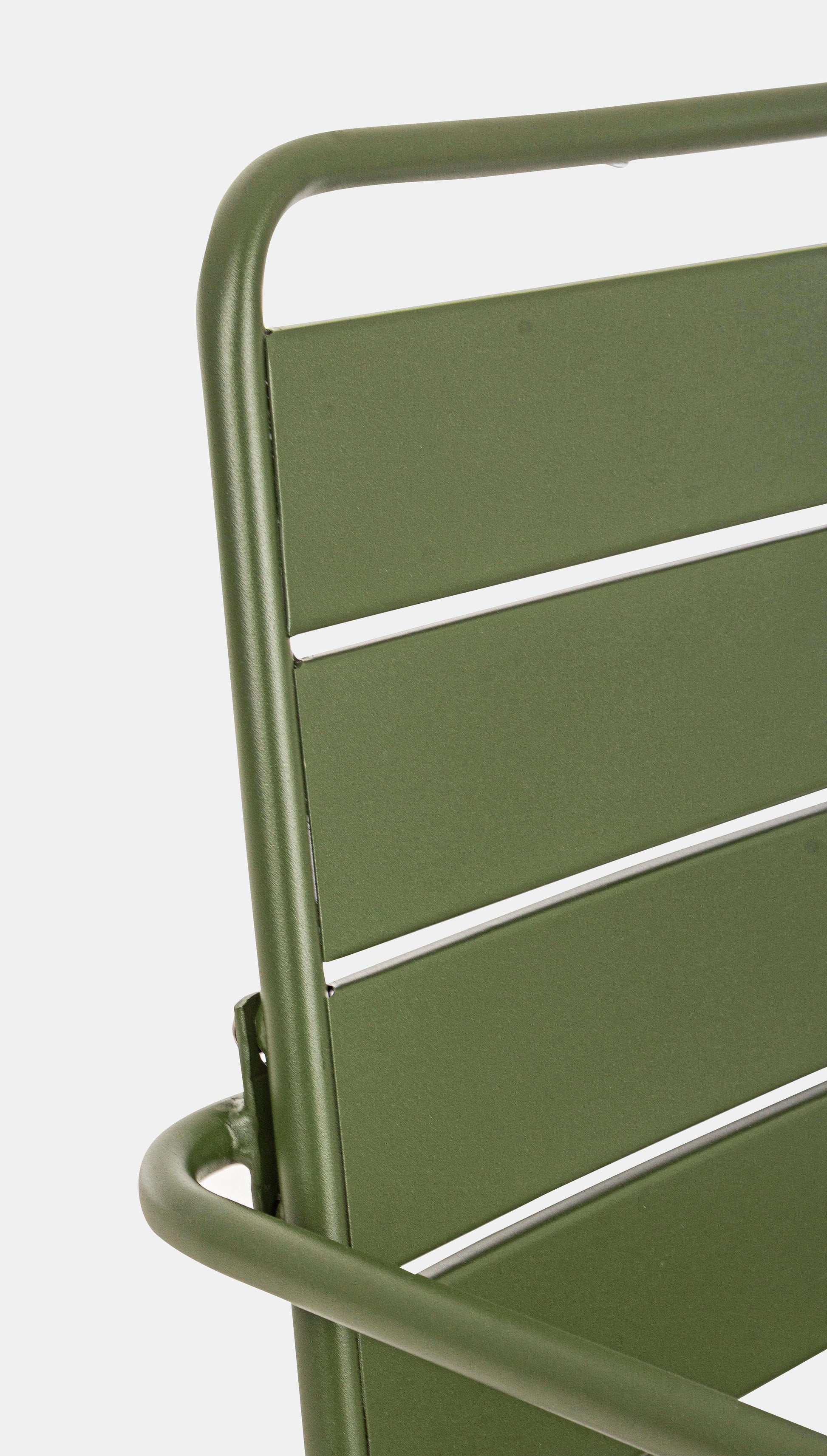 Poltrona dondolo industrial per esterni in acciaio verniciato opaco - 5 colori disponibili - VERDE FORESTA - SPEDIZIONE GRATUITA - lapagoda.net
