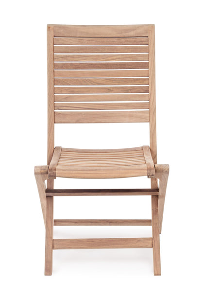 Sedia pranzo pieghevole in legno di Teak naturale  SCONTO 20% - lapagoda.net